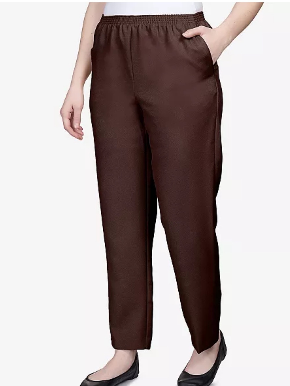 Alfred Dunner Brown Pants NWOT